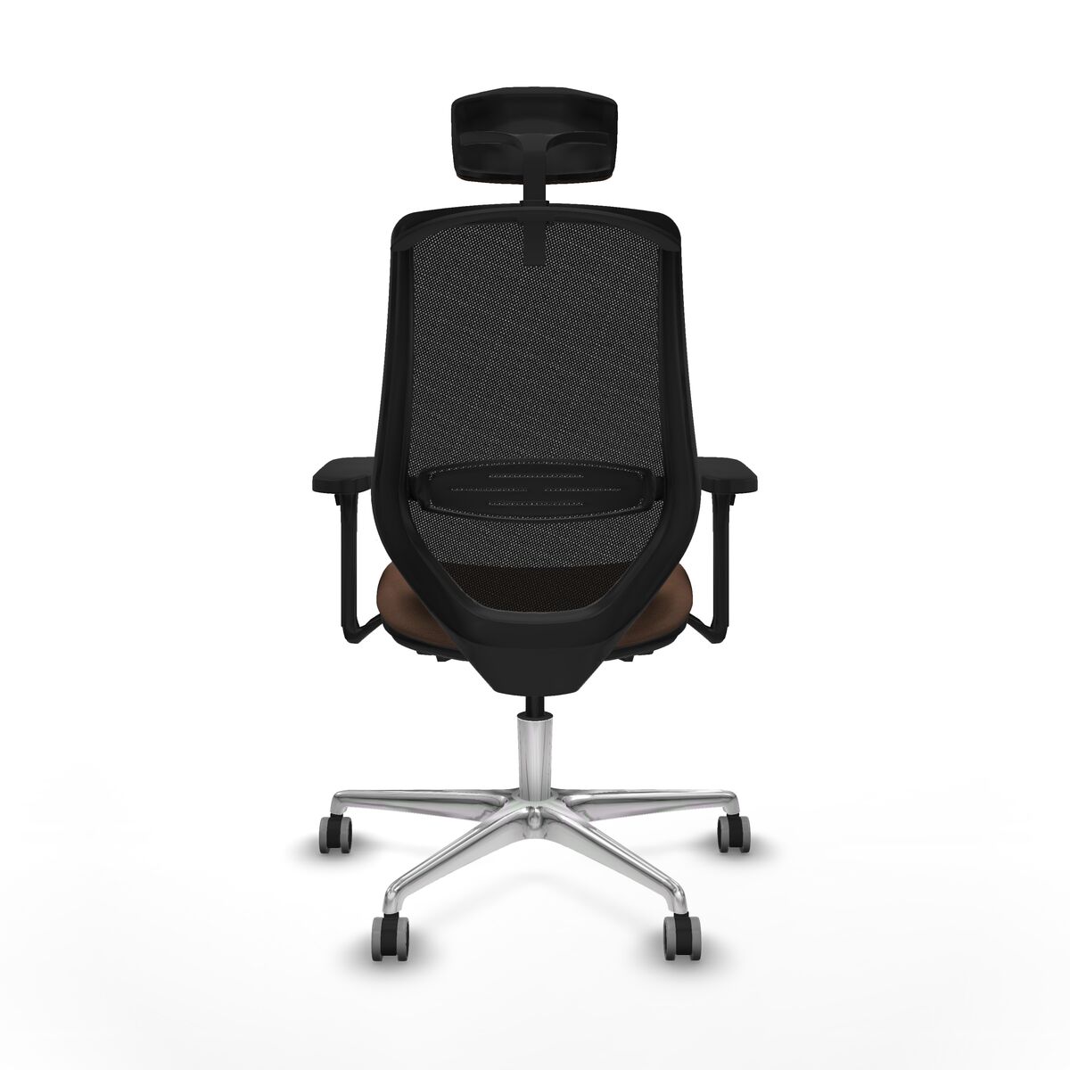 Silla de Oficina Mardos traslack bali Piqueras y Crespo D086G2H Negro Marrón oscuro