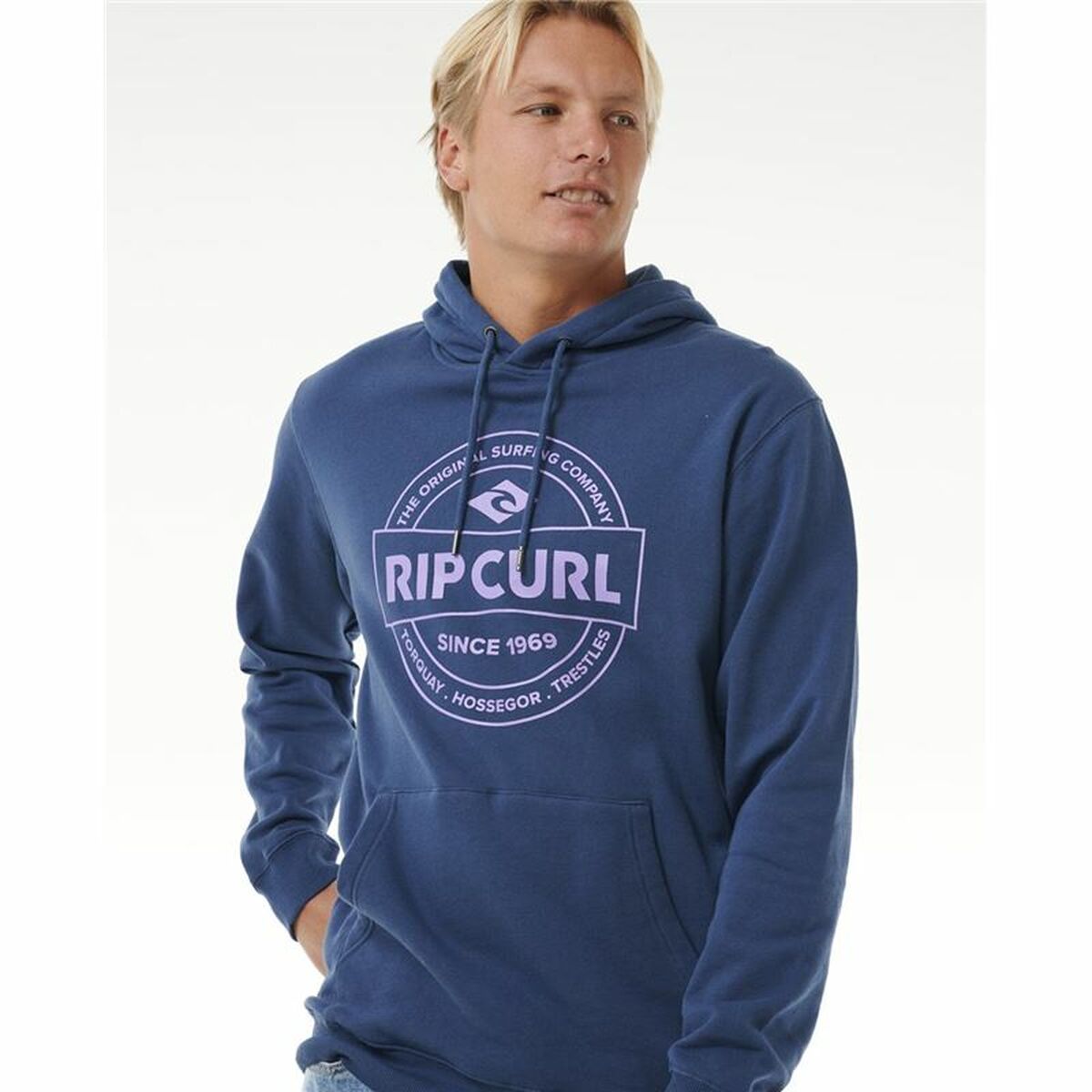 Sudadera con Capucha Hombre Rip Curl Stapler Hood Azul