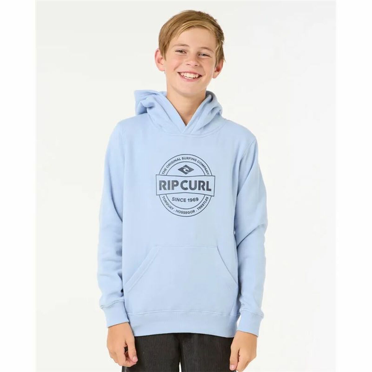 Sudadera con Capucha Niño Rip Curl Stapler Hood Azul