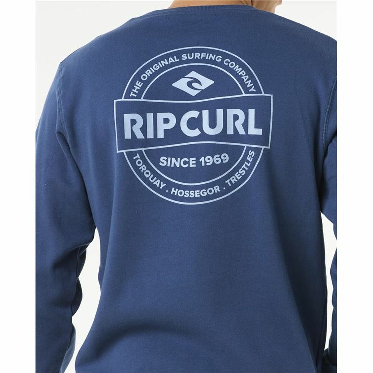 Sudadera sin Capucha Hombre Rip Curl Stapler Crew Azul