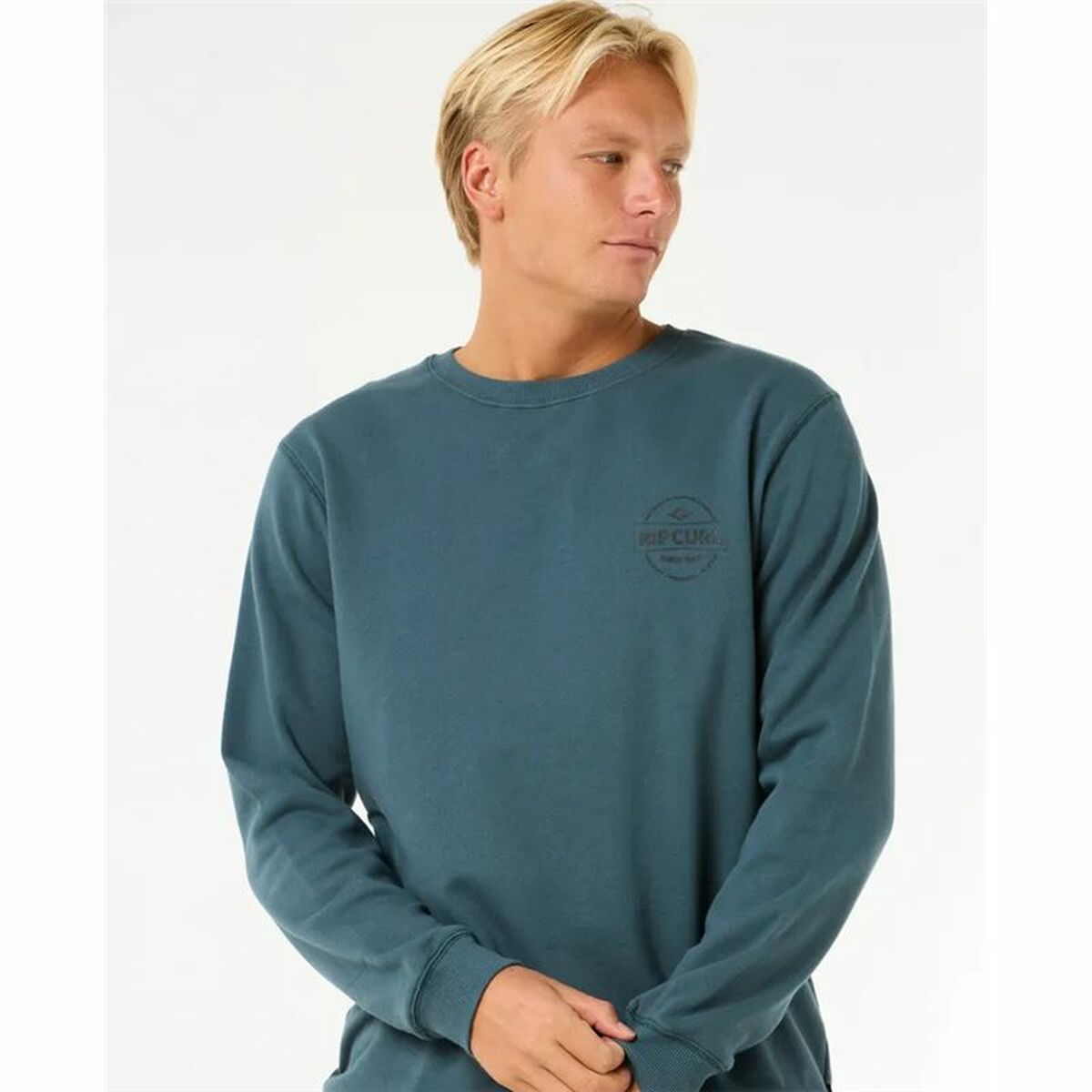 Sudadera sin Capucha Hombre Rip Curl Stapler Crew Azul