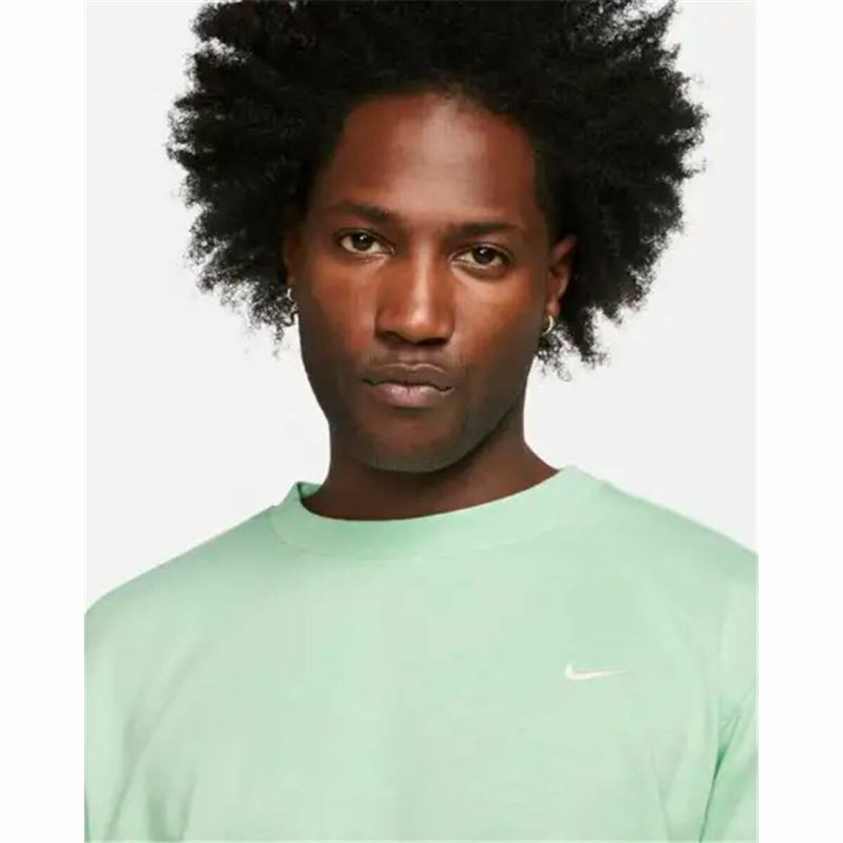 Sudadera sin Capucha Hombre Nike Aguamarina