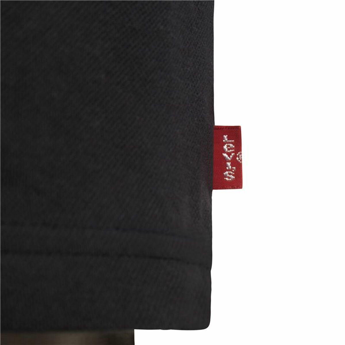 Polo de Manga Corta Niño Levi's Lvb Back Neck Tape Negro