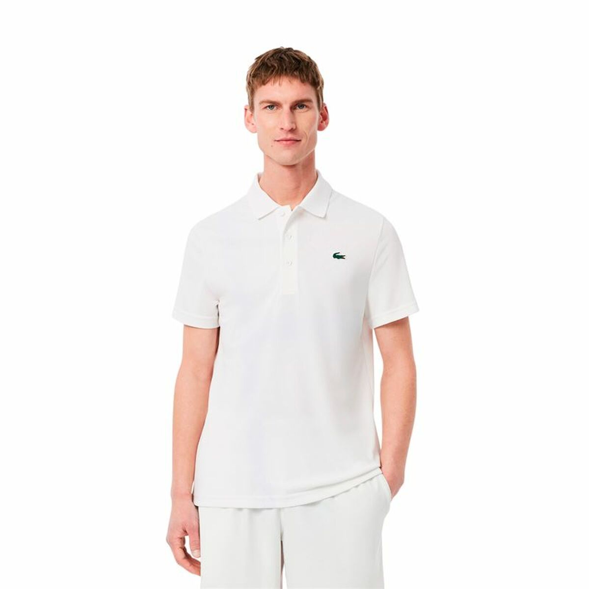 Polo de Manga Corta Hombre Lacoste Djokovic Fan Collection (S)