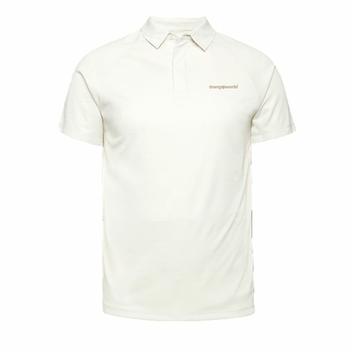 Polo de Manga Corta Hombre Trangoworld Bonete  Blanco
