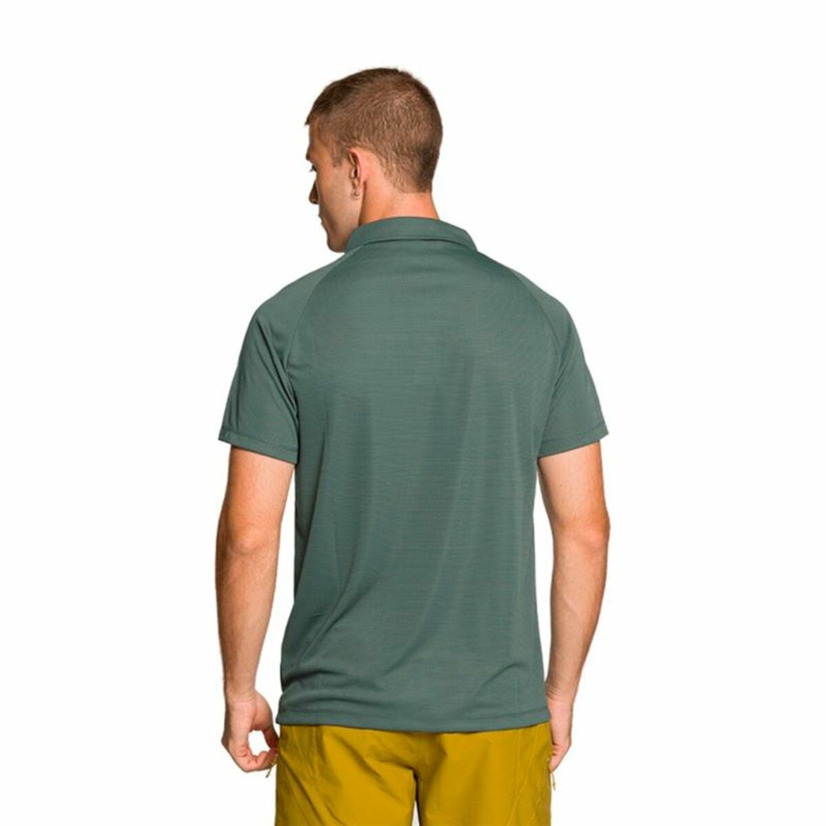 Polo de Manga Corta Hombre Trangoworld Bonete  Azul