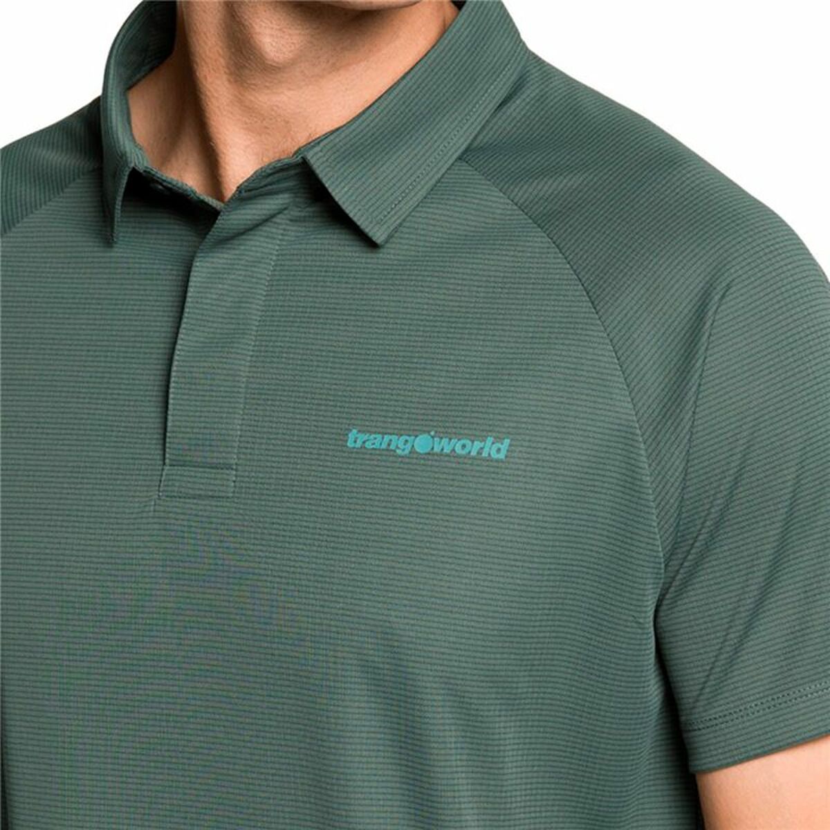 Polo de Manga Corta Hombre Trangoworld Bonete  Azul