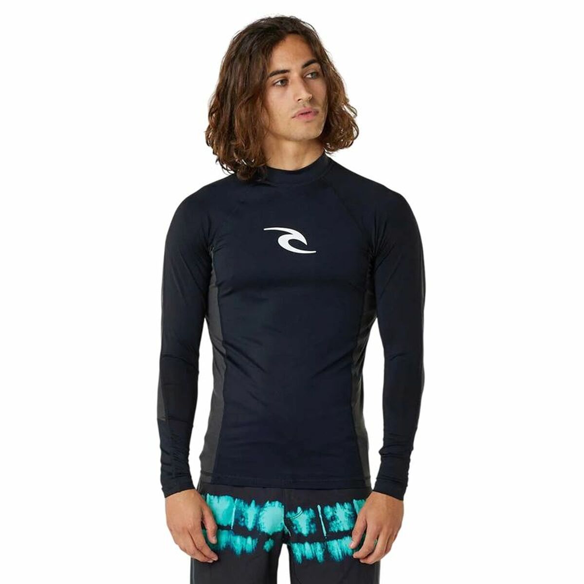 Camiseta de Baño Rip Curl Waves pf Negro
