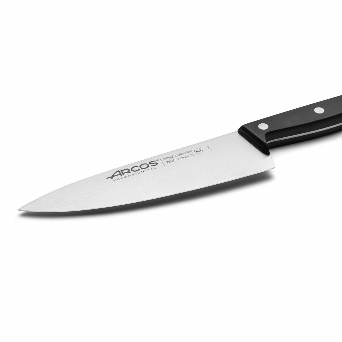 Cuchillo de Cocina Arcos 17,5 cm Negro