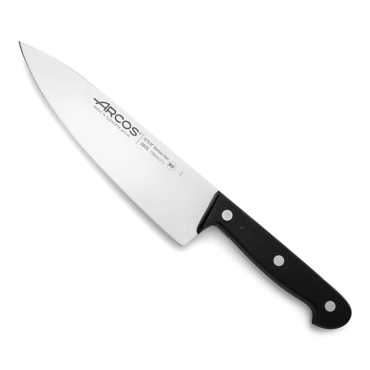 Cuchillo de Cocina Arcos 17,5 cm Negro