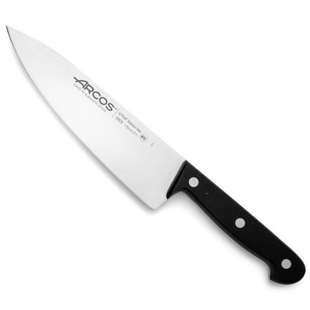 Cuchillo de Cocina Arcos 17,5 cm Negro