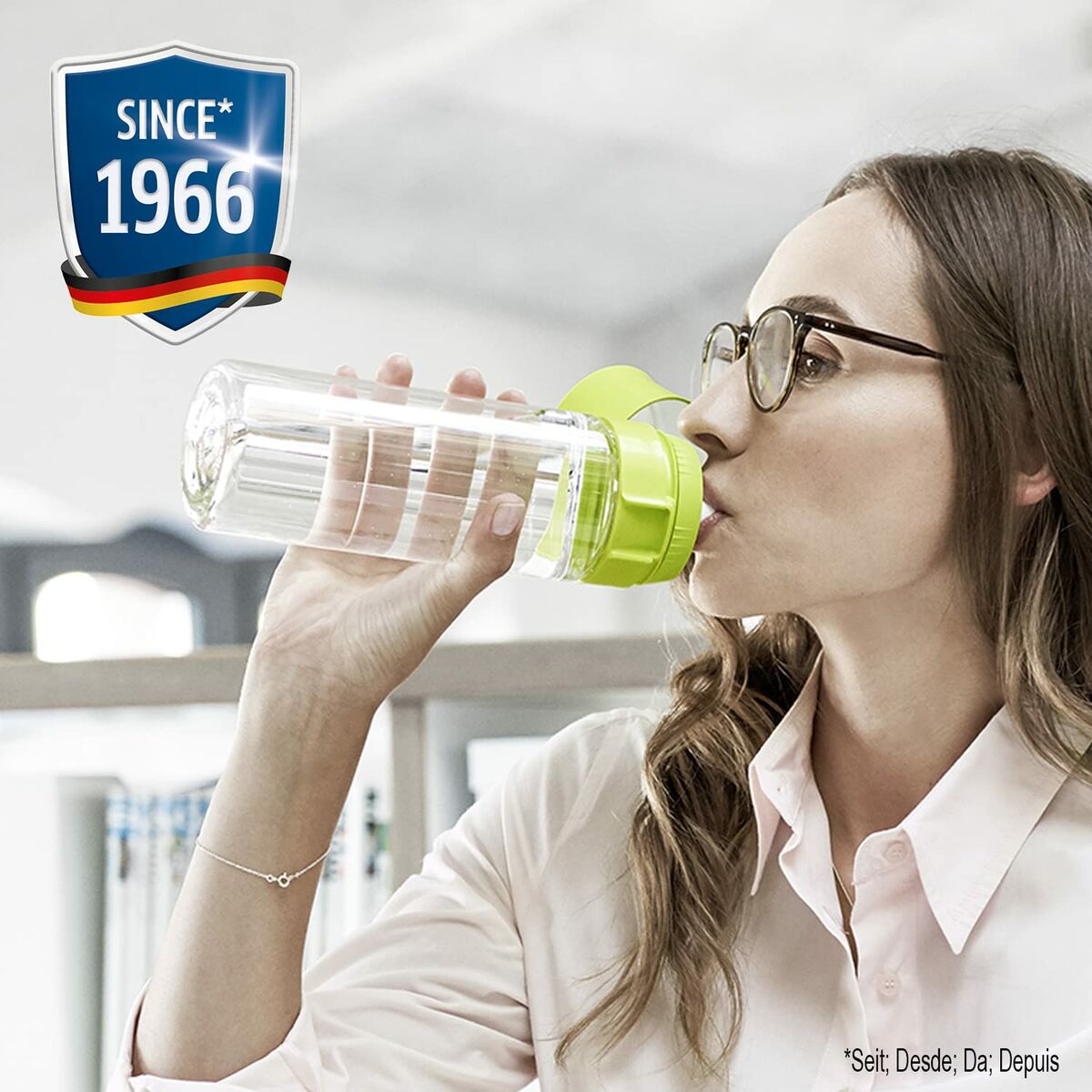 Botella Filtrante Brita 1020105 Verde 600 ml Filtro