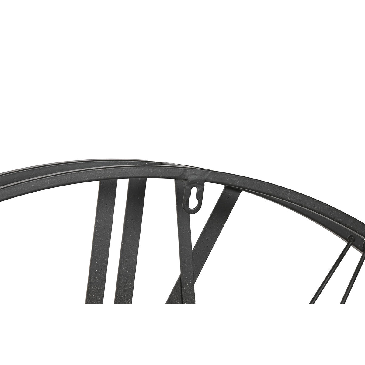 Reloj de Pared Home ESPRIT Marrón oscuro Metal 80 x 8 x 80 cm