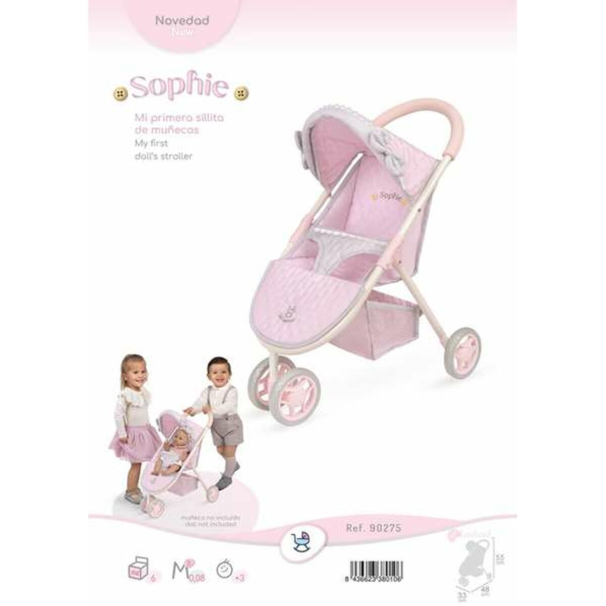 Silla para Muñecas Decuevas 50 cm