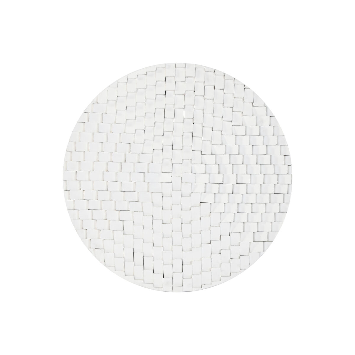 Figura Decorativa Home ESPRIT Blanco Moderno 90 x 4 x 90 cm