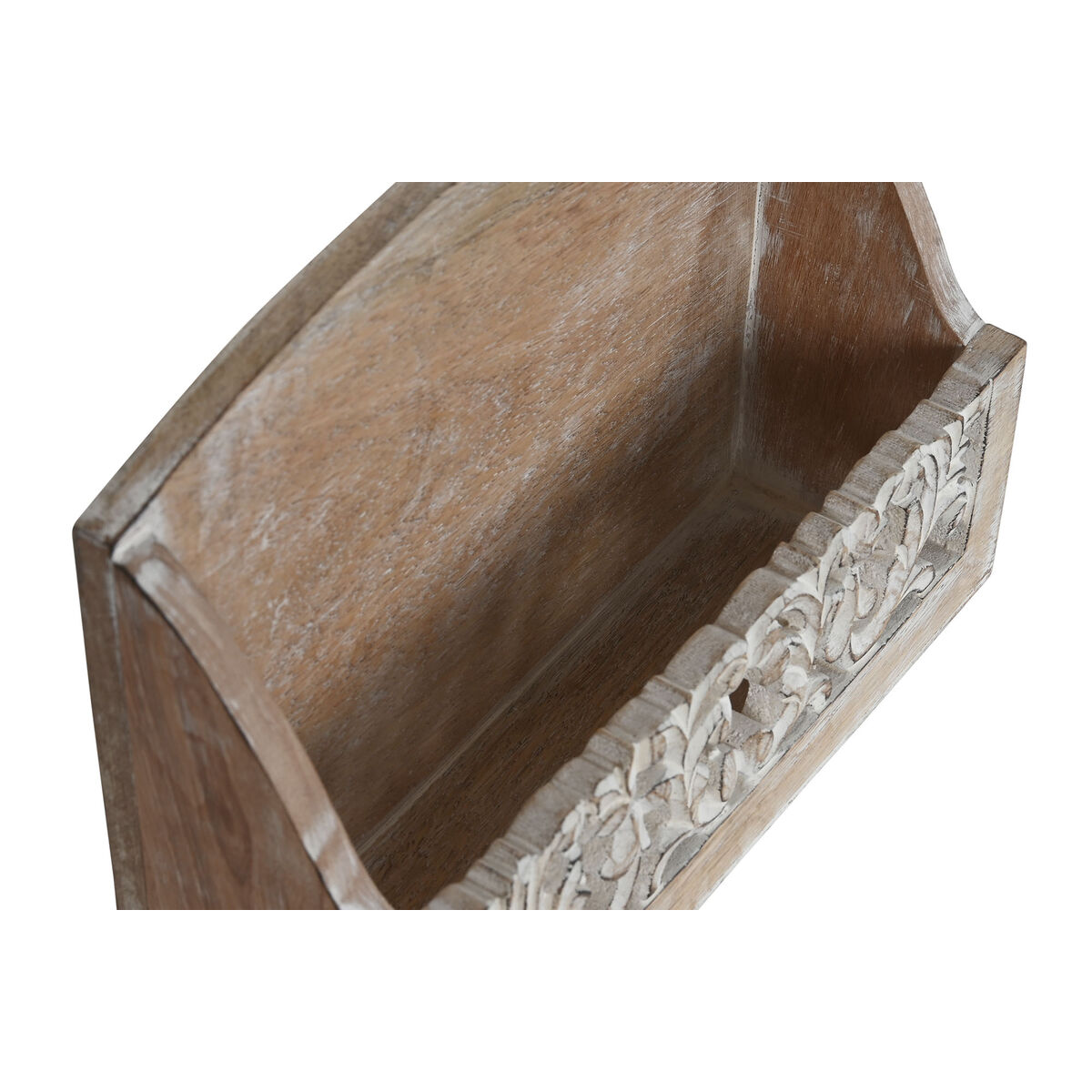 Organizador Multiusos Home ESPRIT Blanco Natural