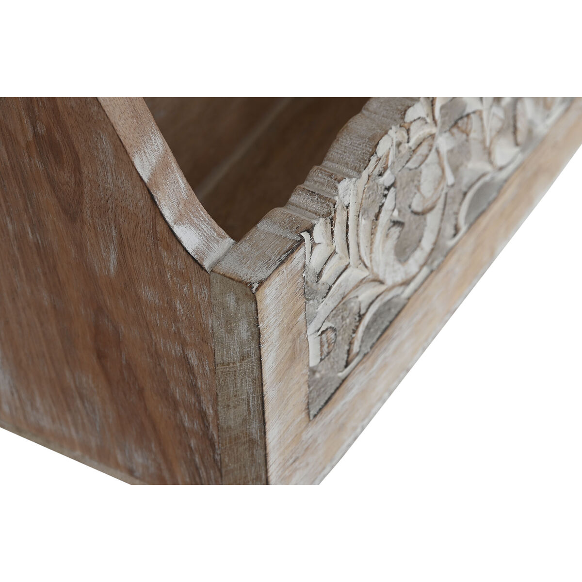 Organizador Multiusos Home ESPRIT Blanco Natural