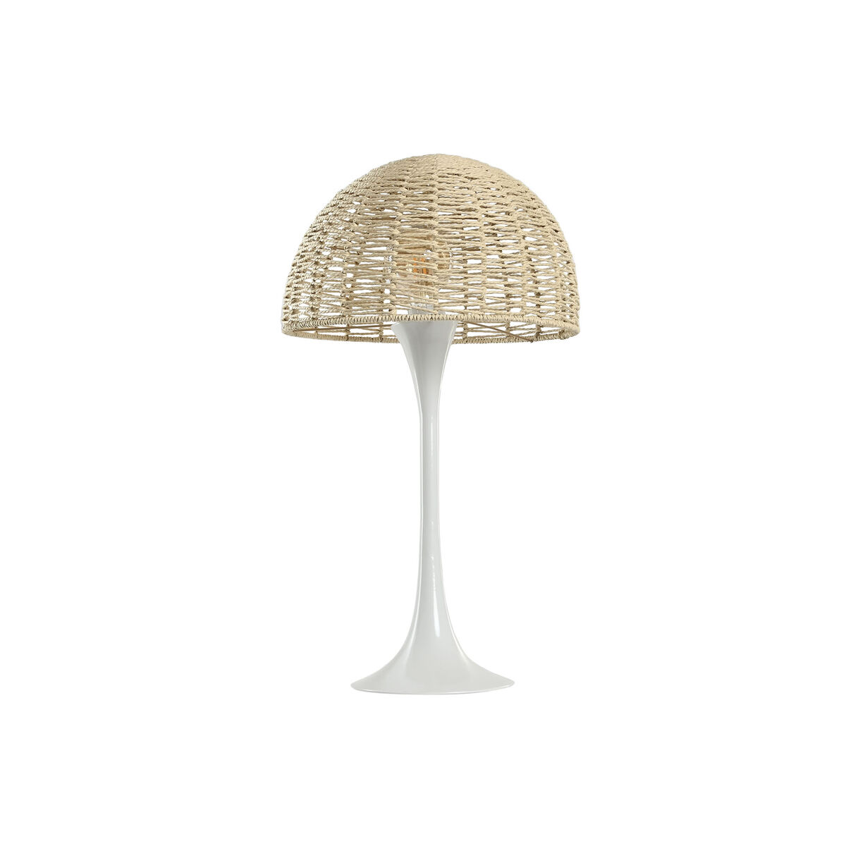 Lámpara de mesa Home ESPRIT Blanco Natural 50 W 220 V