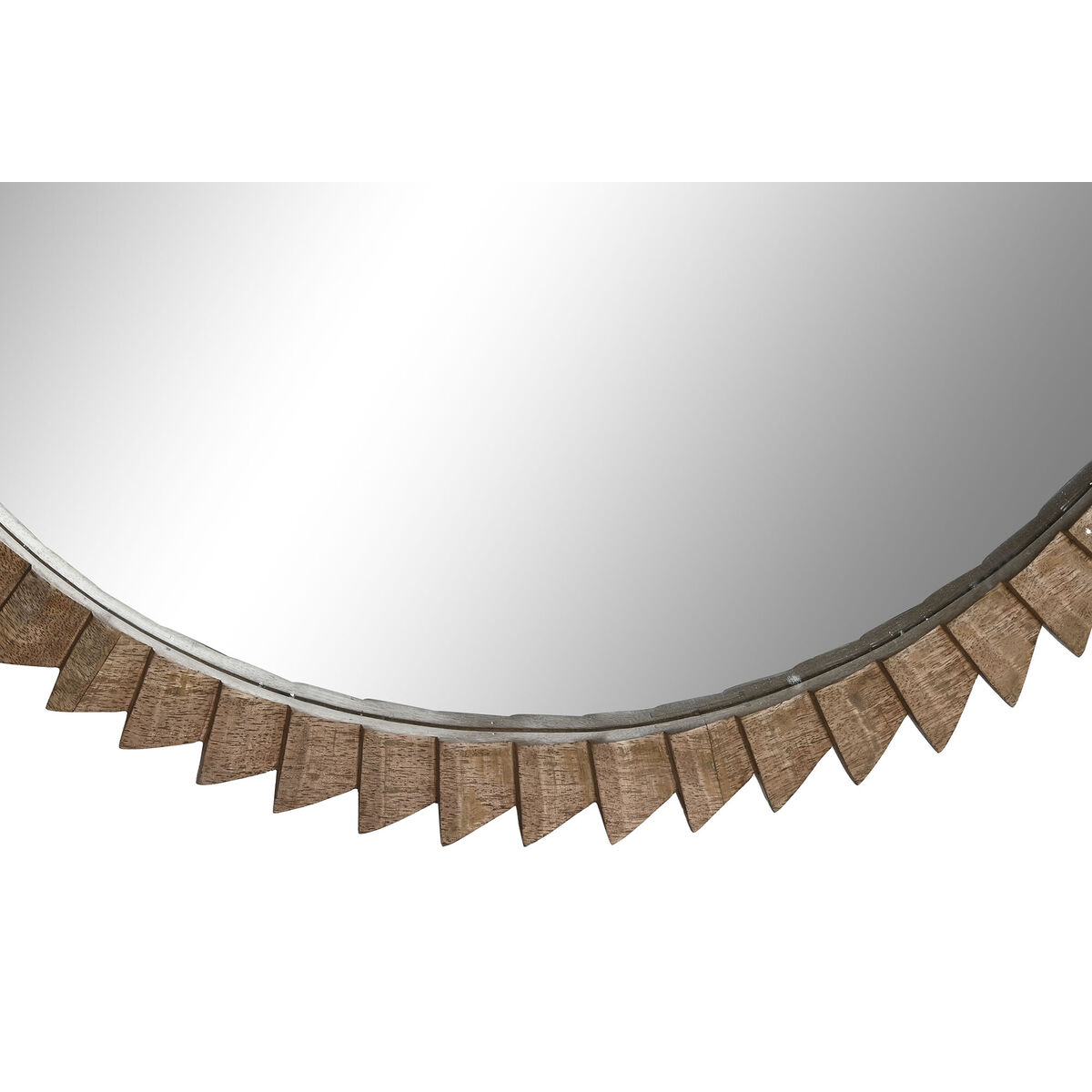 Espejo de pared Home ESPRIT Natural Moderno 75 x 3 x 75 cm