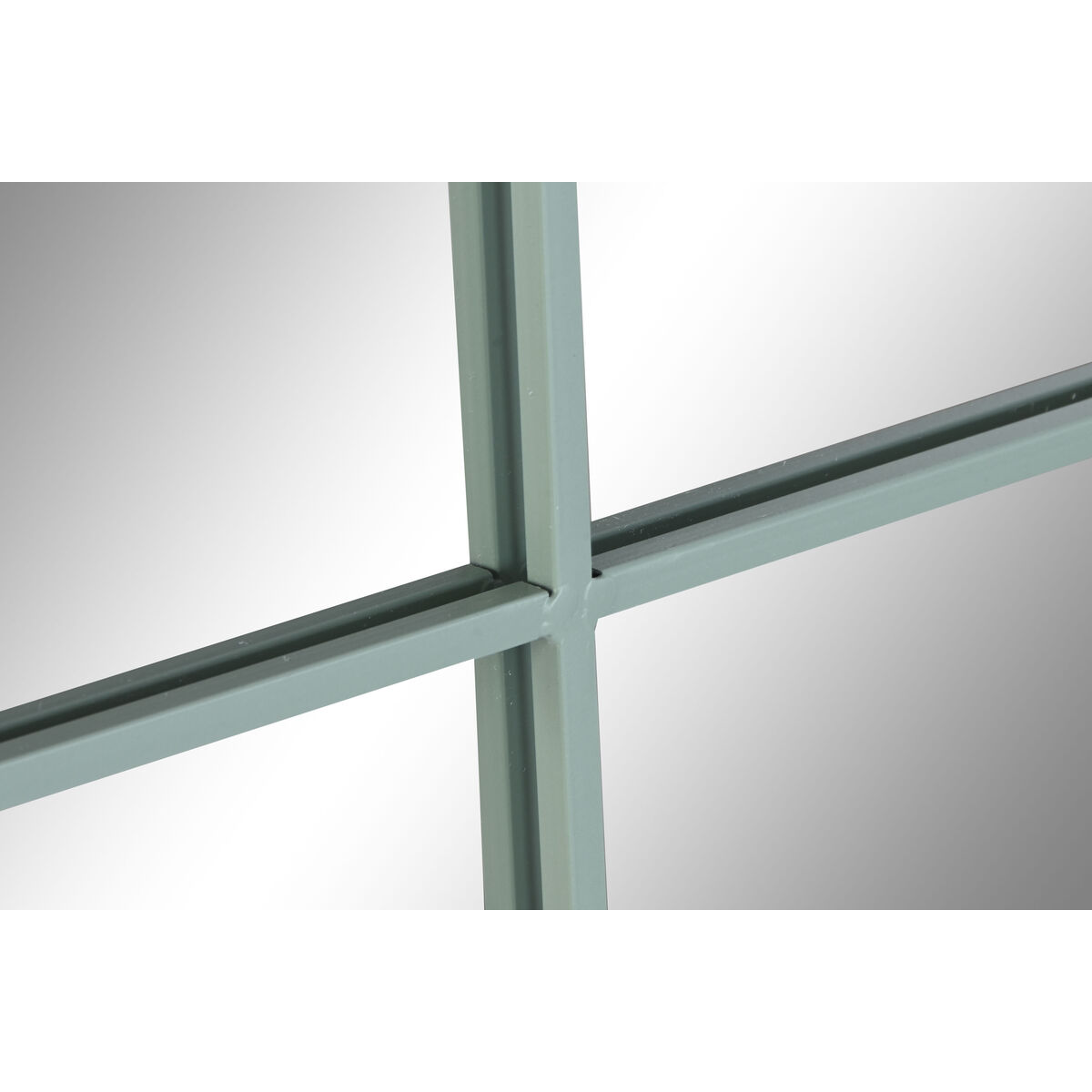 Espejo de pared Home ESPRIT Verde Ventana Scandi 122 x 2 x 122 cm
