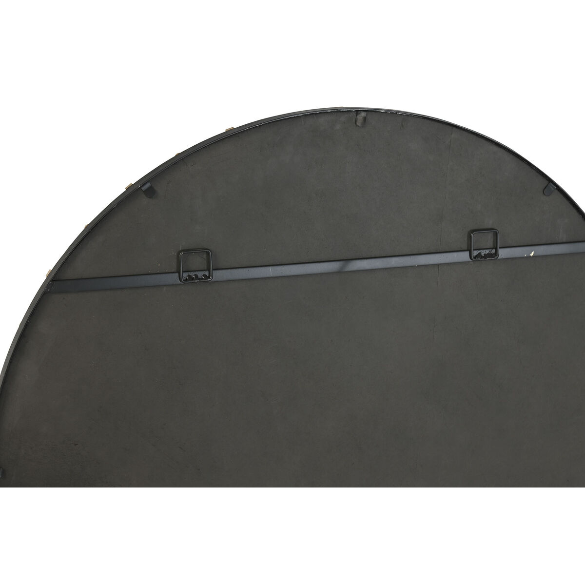 Espejo de pared Home ESPRIT Negro Dorado Moderno 90 x 3,5 x 90 cm