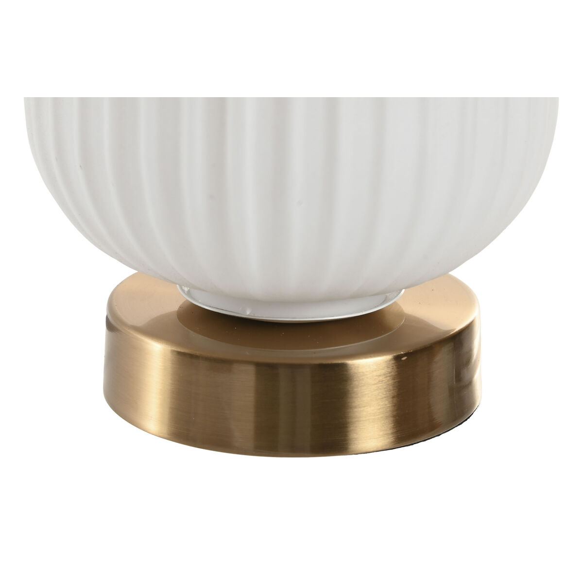 Lámpara de mesa Home ESPRIT Blanco Dorado 50 W 220 V