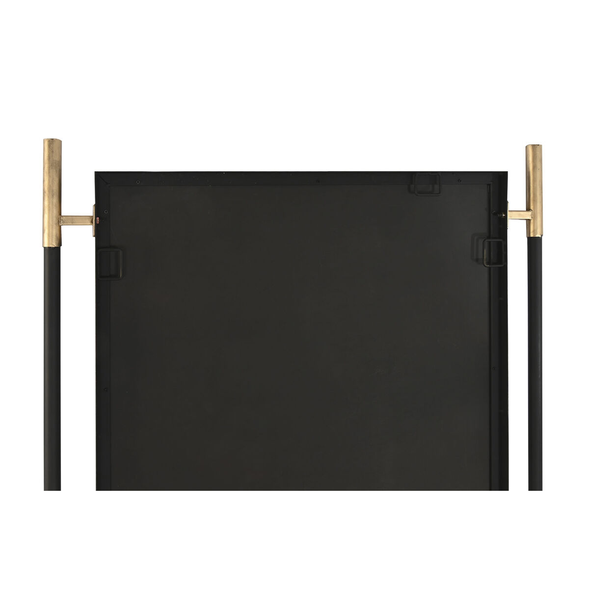 Espejo de pared Home ESPRIT Negro Dorado Moderno