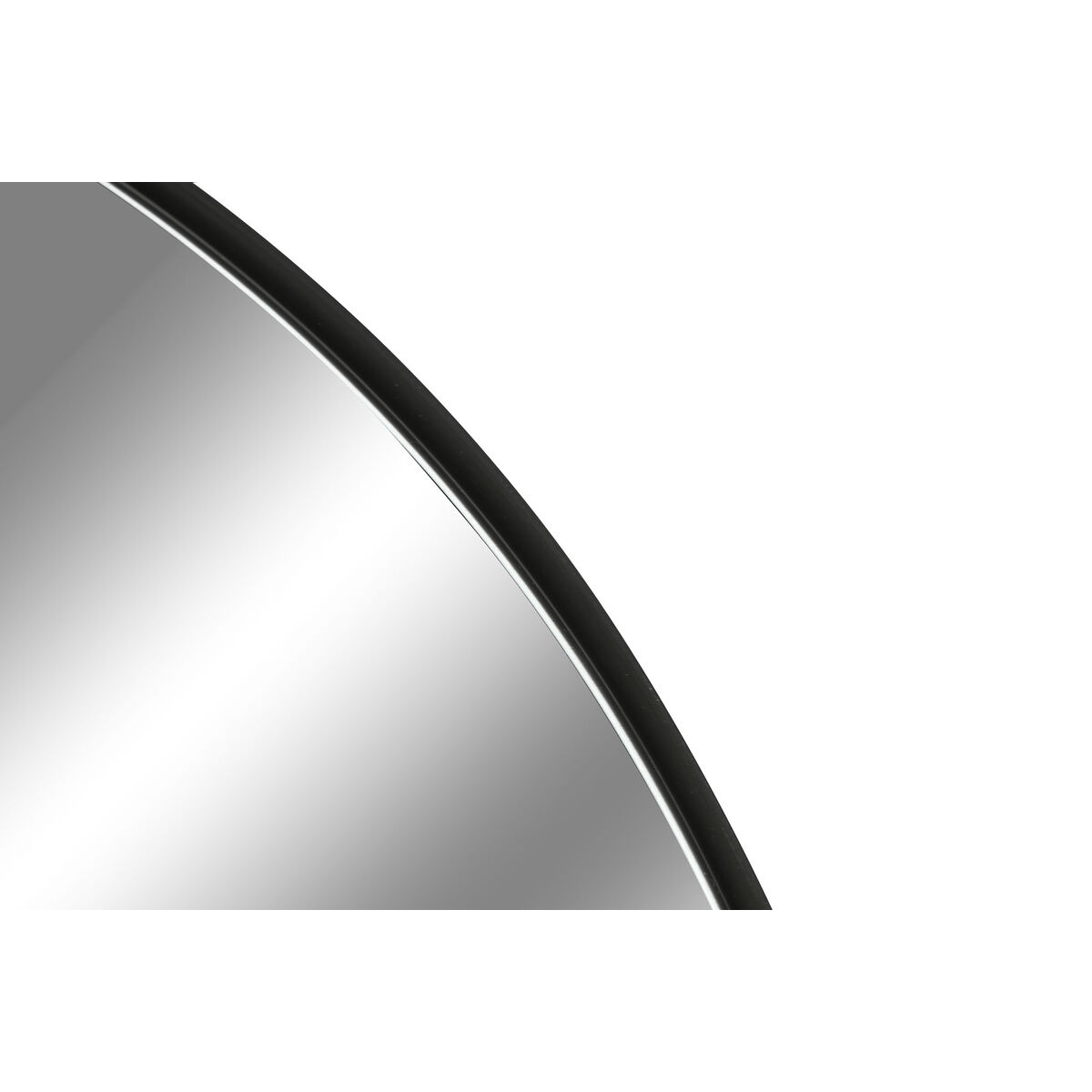 Espejo de pared Home ESPRIT Negro Dorado Moderno