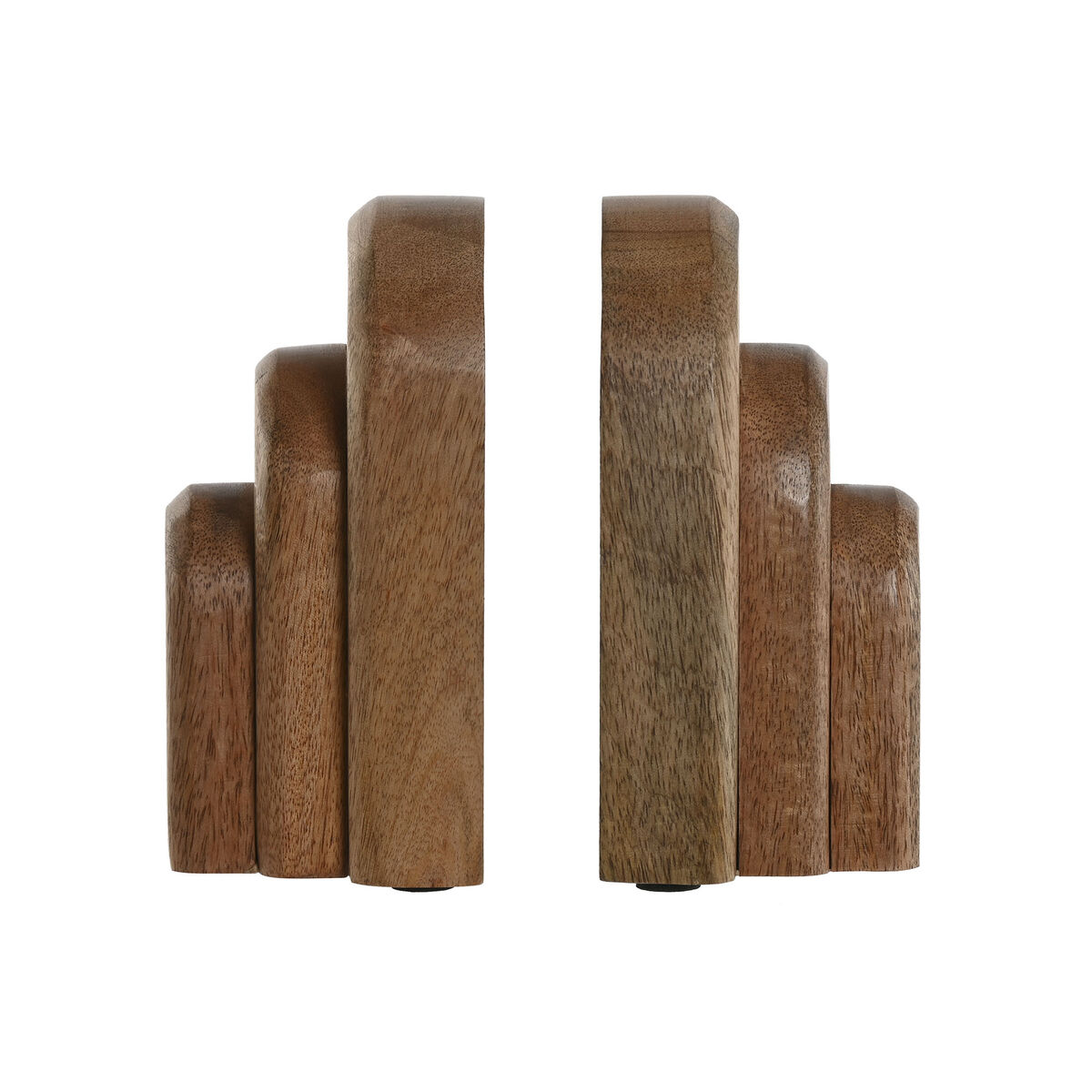 Sujetalibros Home ESPRIT Natural Madera de mango