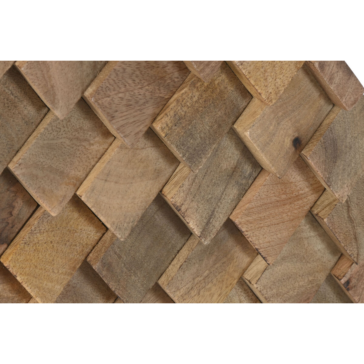 Figura Decorativa Home ESPRIT Natural Moderno 90 x 4 x 90 cm