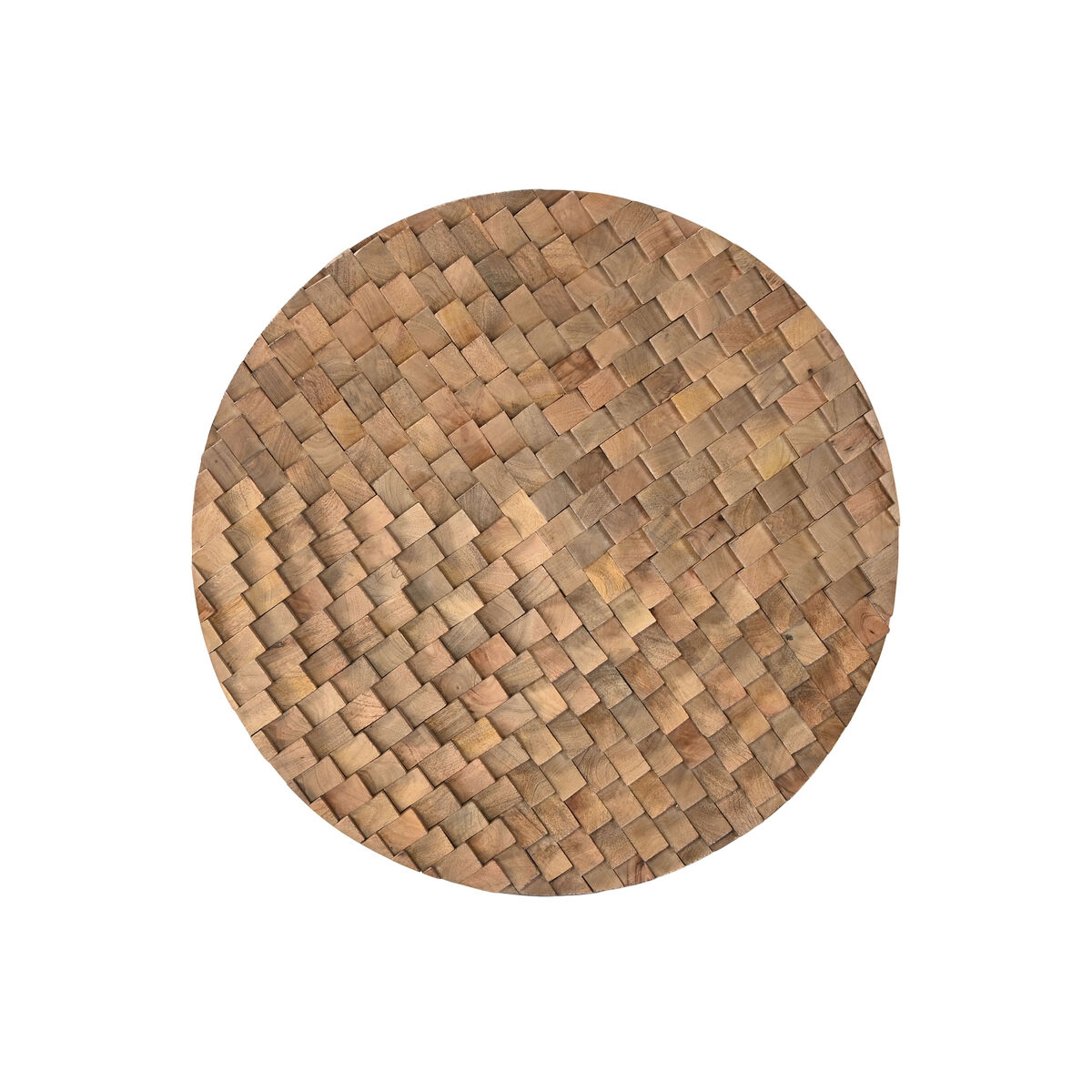 Figura Decorativa Home ESPRIT Natural Moderno 90 x 4 x 90 cm