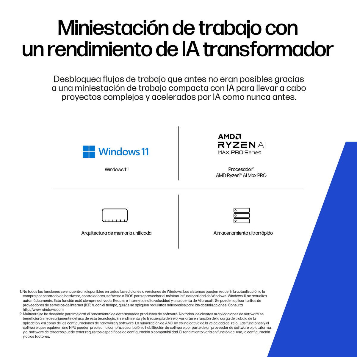 PC de Sobremesa HP A40N1ET#ABE