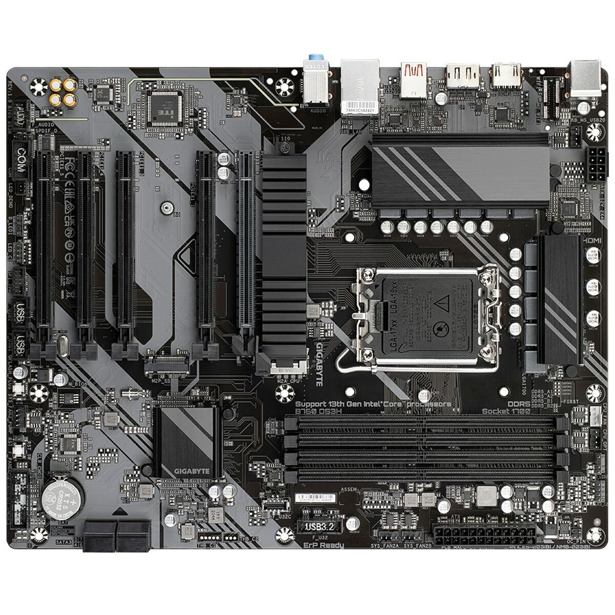Placa Base Gigabyte LGA 1700 INTEL B760 EXPRESS