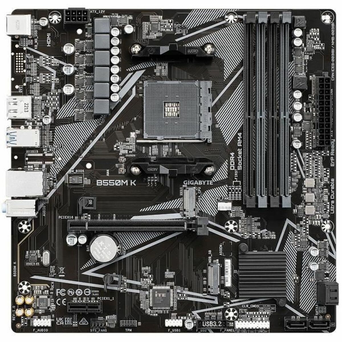 Placa Base Gigabyte AMD B550 AMD AMD AM4