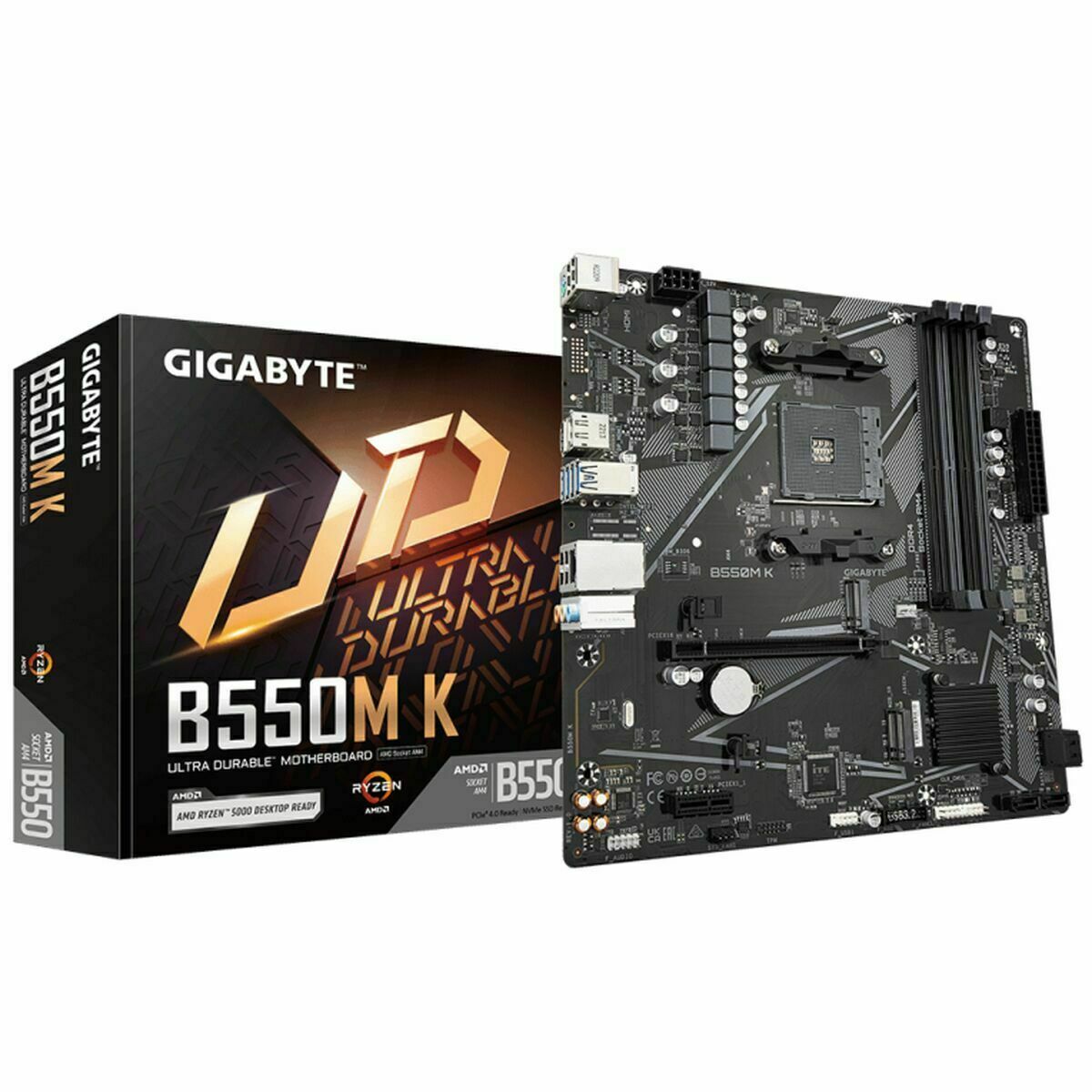Placa Base Gigabyte AMD B550 AMD AMD AM4