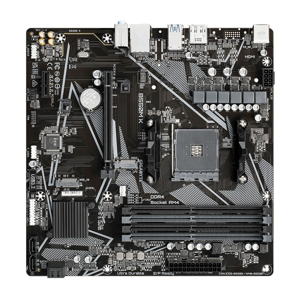 Placa Base Gigabyte AMD B550 AMD AMD AM4