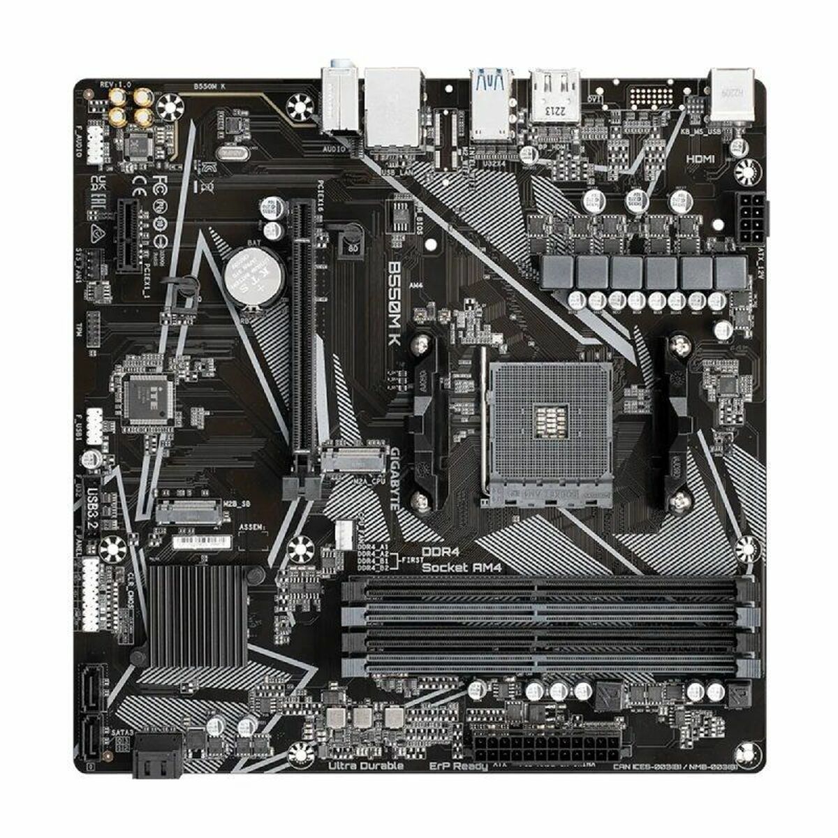 Placa Base Gigabyte AMD B550 AMD AMD AM4