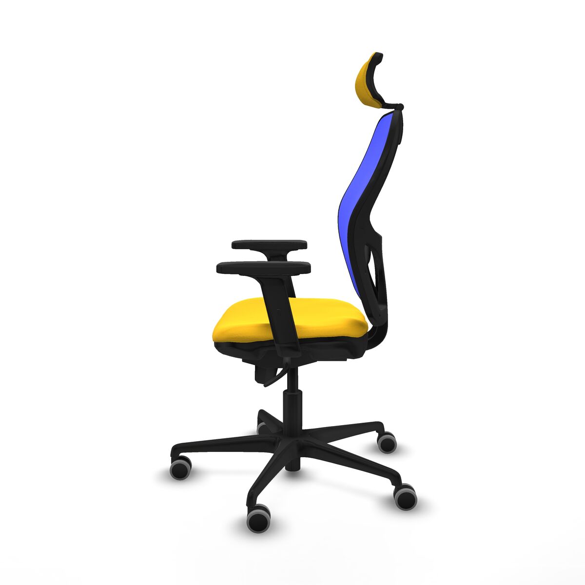 Silla de Oficina con Cabecero Jorquera Piqueras y Crespo 2D036G2 Amarillo