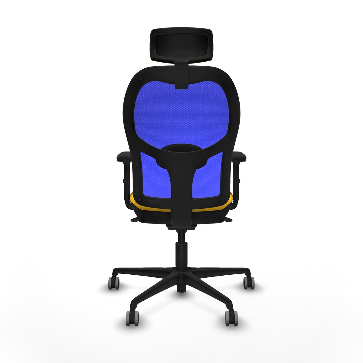 Silla de Oficina con Cabecero Jorquera Piqueras y Crespo 2D036G2 Amarillo