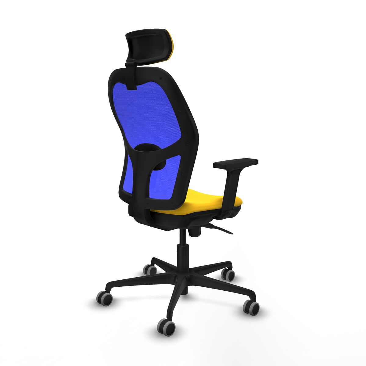 Silla de Oficina con Cabecero Jorquera Piqueras y Crespo 2D036G2 Amarillo