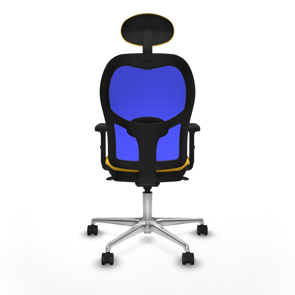 Silla de Oficina con Cabecero Jorquera Piqueras y Crespo 2D086N1 Amarillo