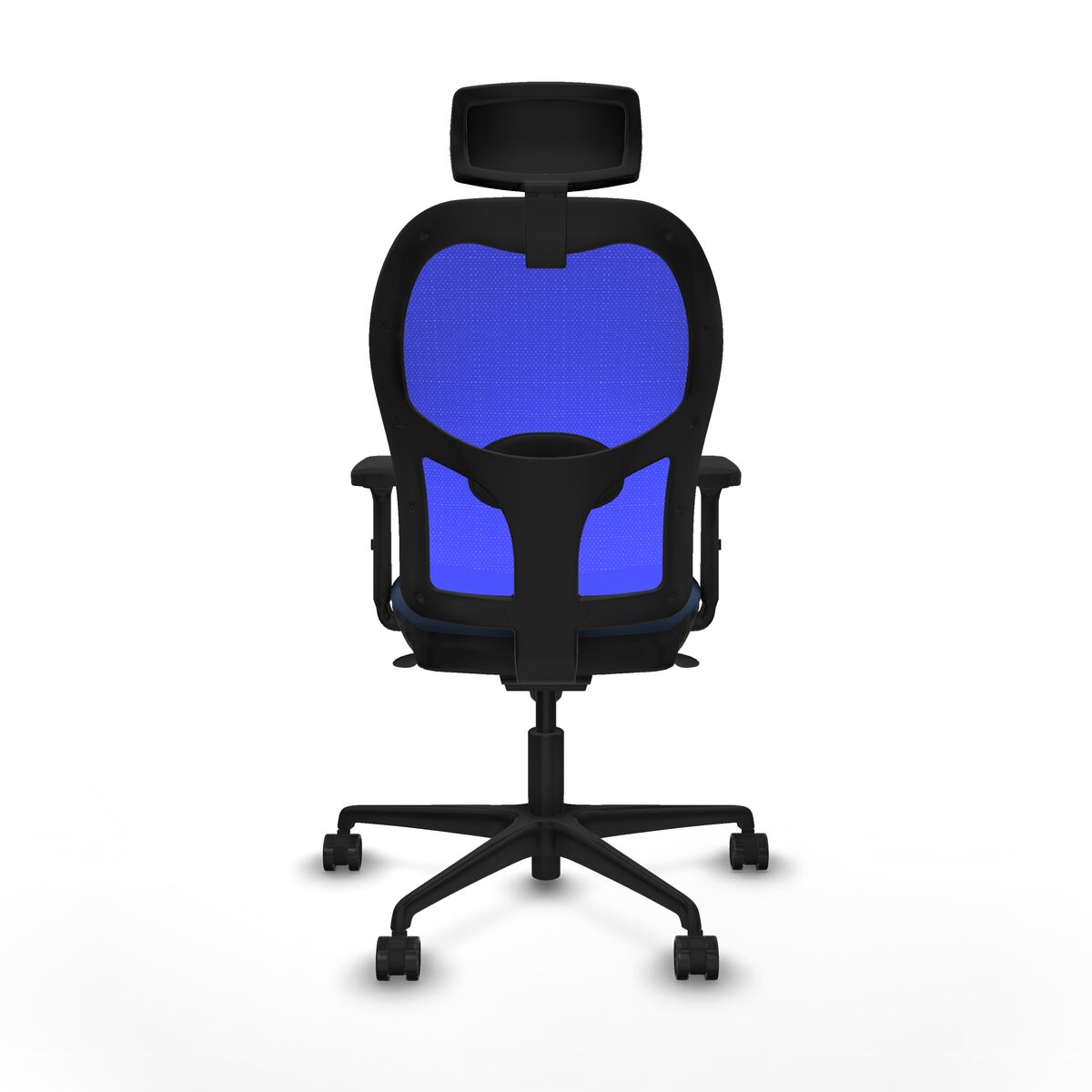 Silla de Oficina con Cabecero Jorquera Piqueras y Crespo 2D036N2 Azul marino