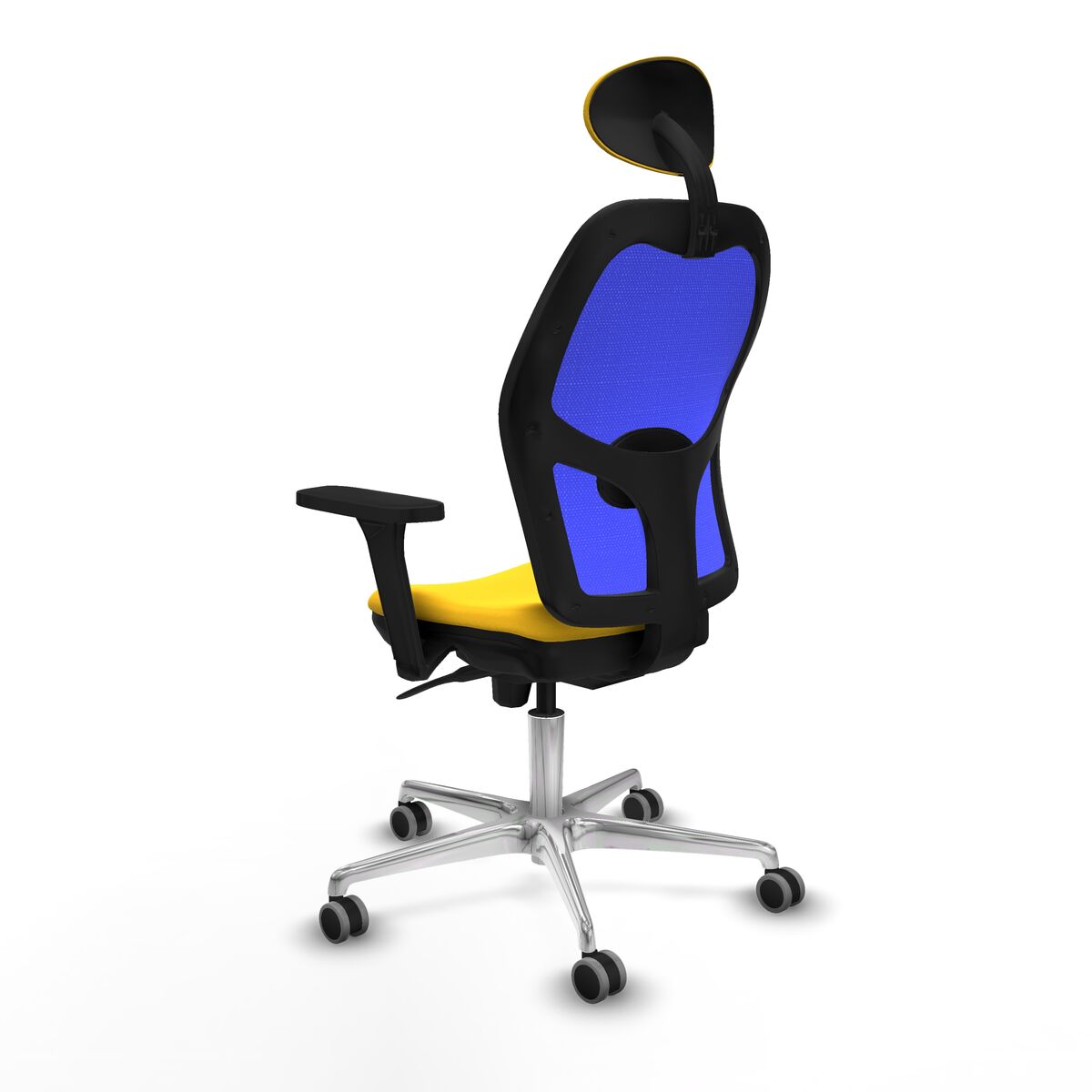 Silla de Oficina con Cabecero Jorquera Piqueras y Crespo 3D086G1 Amarillo