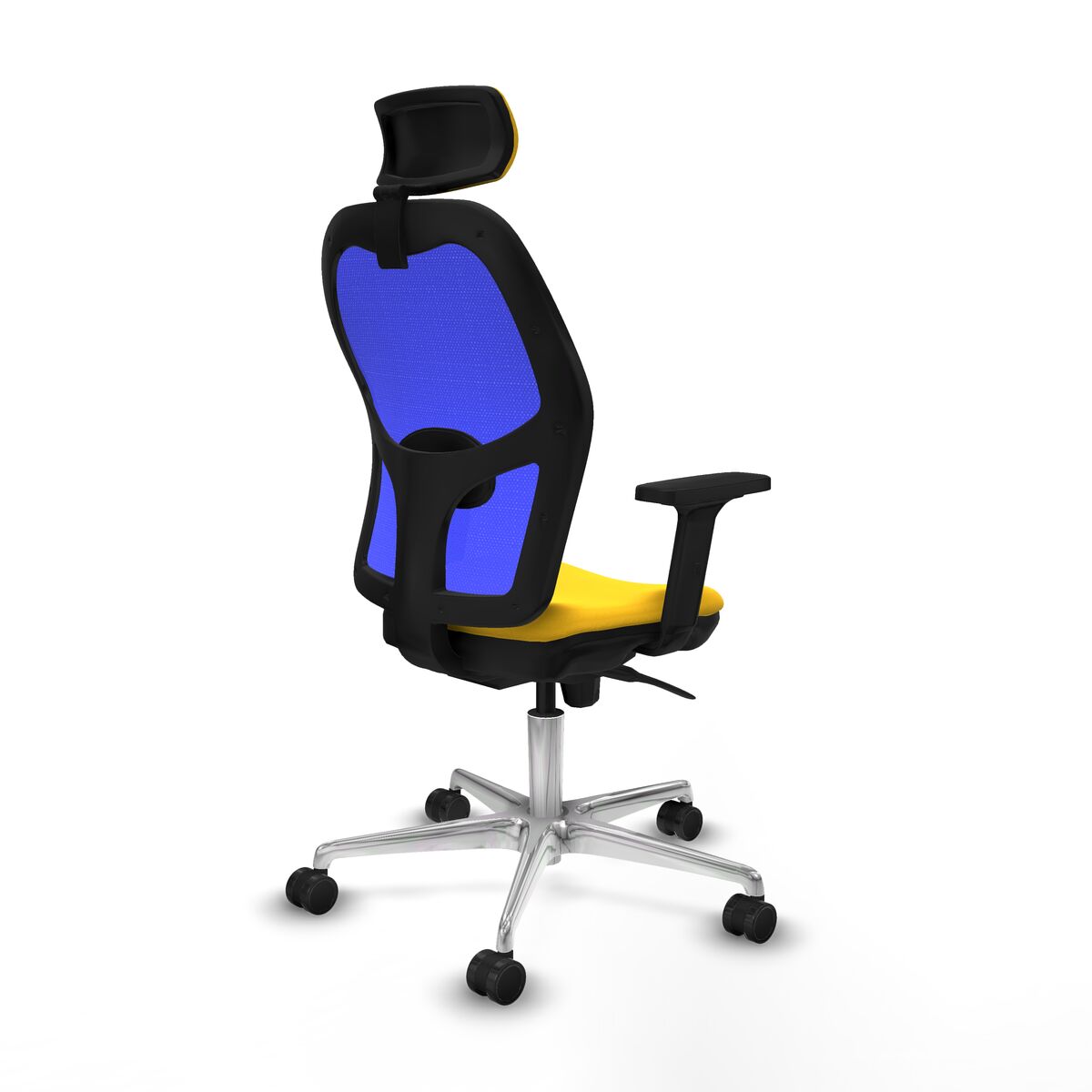 Silla de Oficina con Cabecero Jorquera Piqueras y Crespo 2D086N2 Amarillo