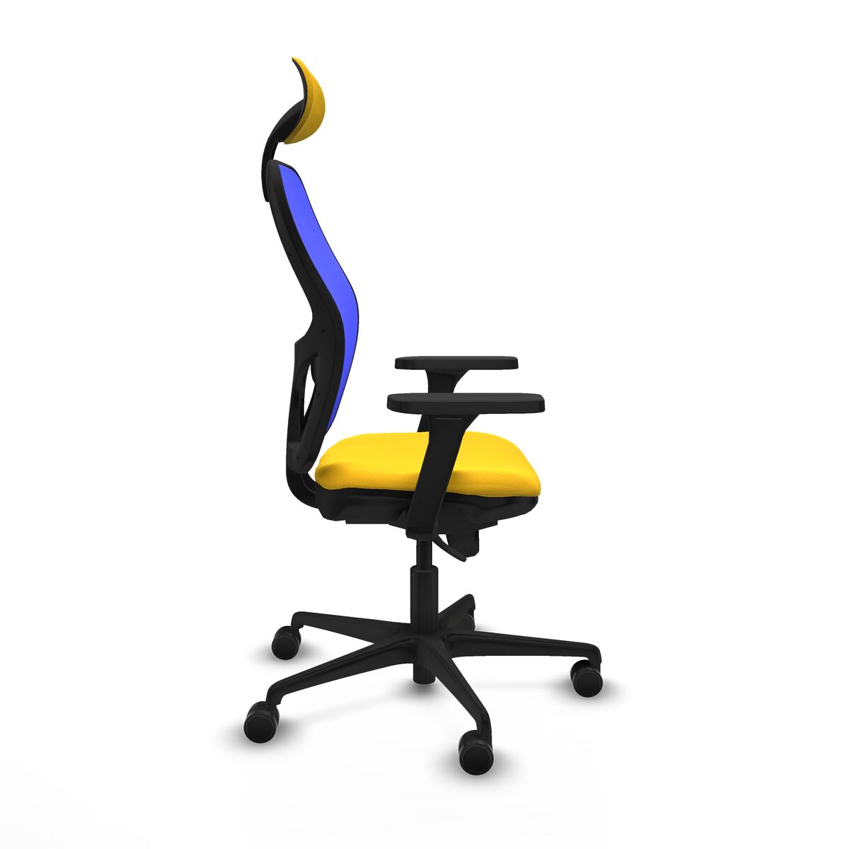 Silla de Oficina con Cabecero Jorquera Piqueras y Crespo 3D036N1 Amarillo