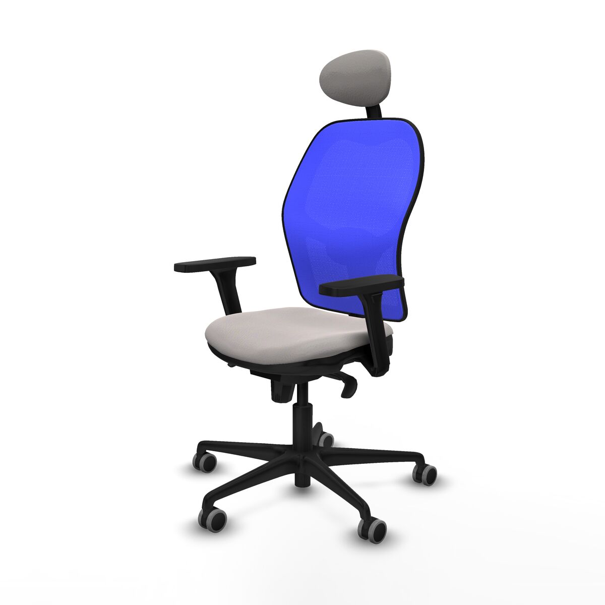 Silla de Oficina con Cabecero Jorquera Piqueras y Crespo 3D036G1 Blanco