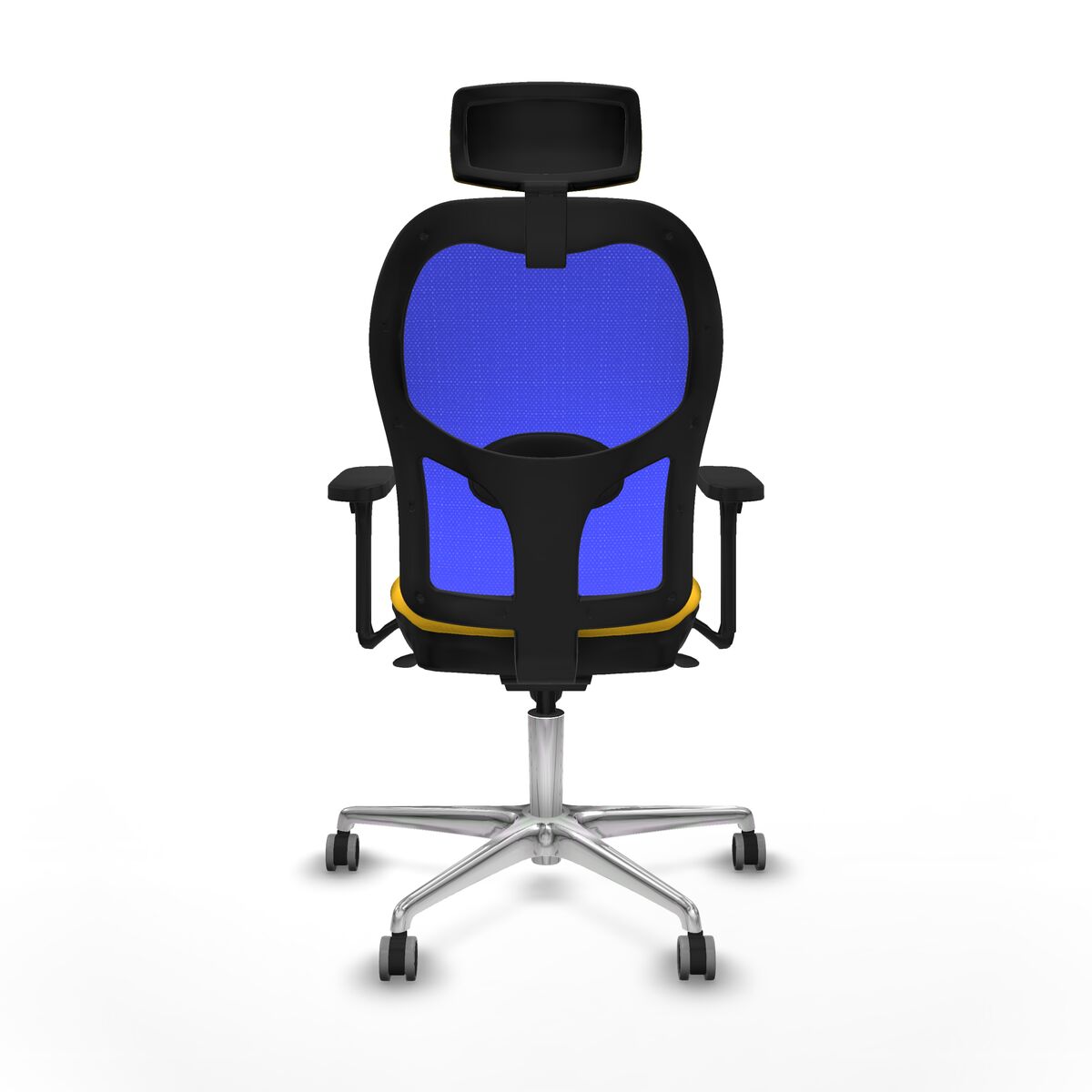 Silla de Oficina con Cabecero Jorquera Piqueras y Crespo 3D086G2 Amarillo