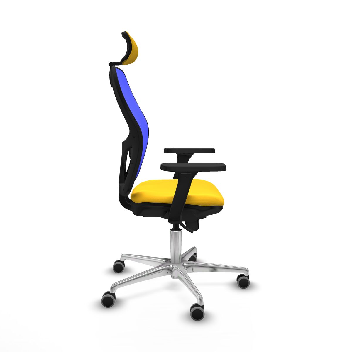 Silla de Oficina con Cabecero Jorquera Piqueras y Crespo 3D086G2 Amarillo