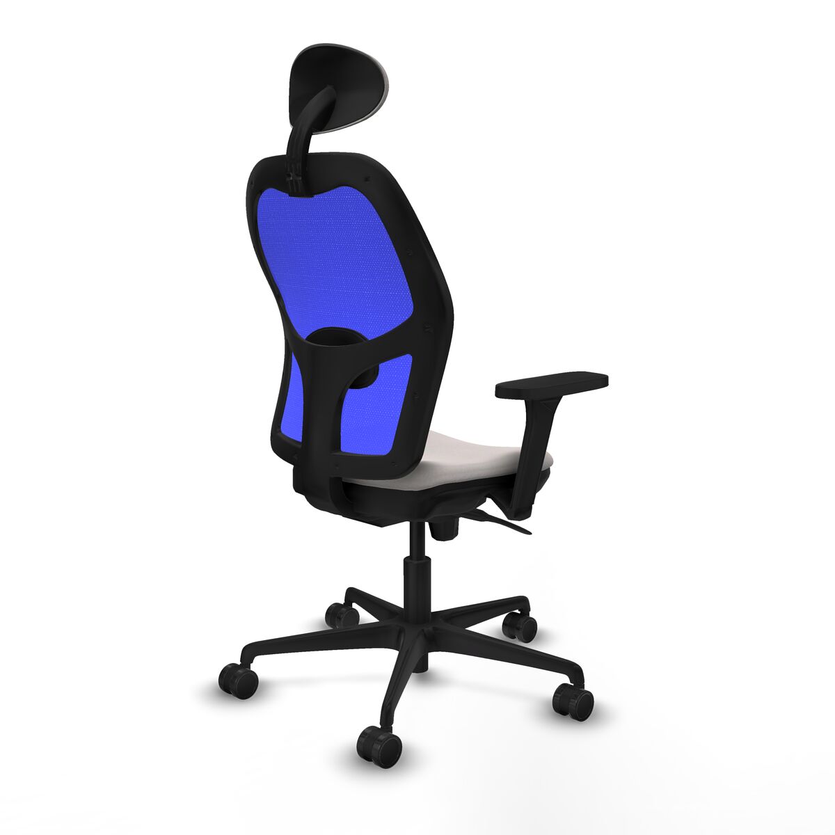 Silla de Oficina con Cabecero Jorquera Piqueras y Crespo 3D036N1 Blanco