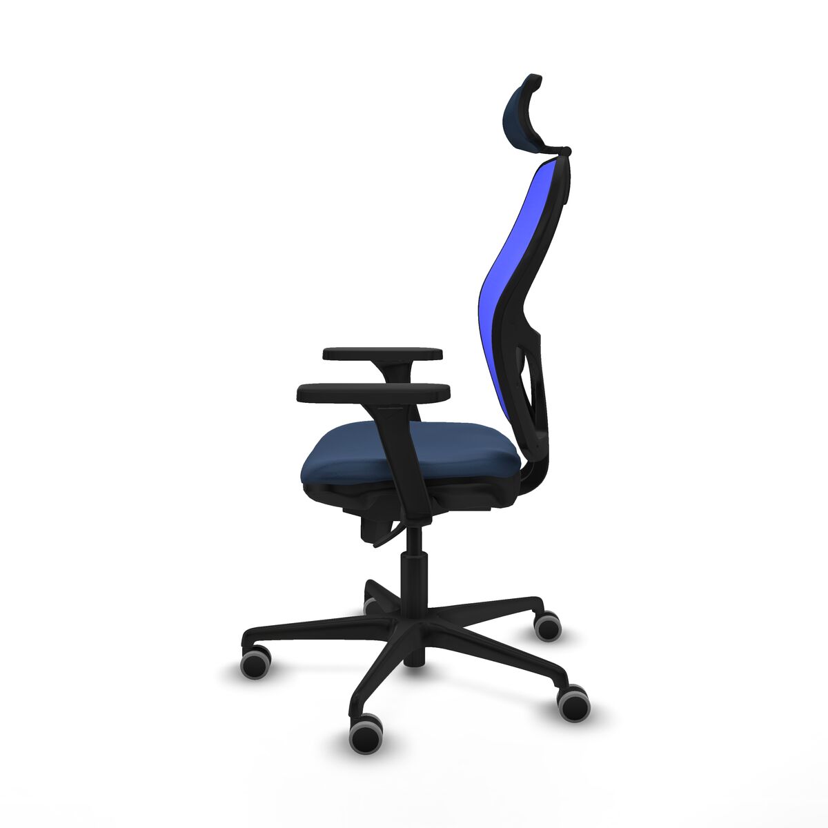 Silla de Oficina con Cabecero Jorquera Piqueras y Crespo 3D036G2 Azul marino